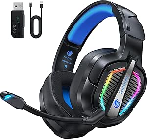 Read more about the article Fachixy FC200 Wireless Gaming Headset, 2.4G Bluetooth Headset with