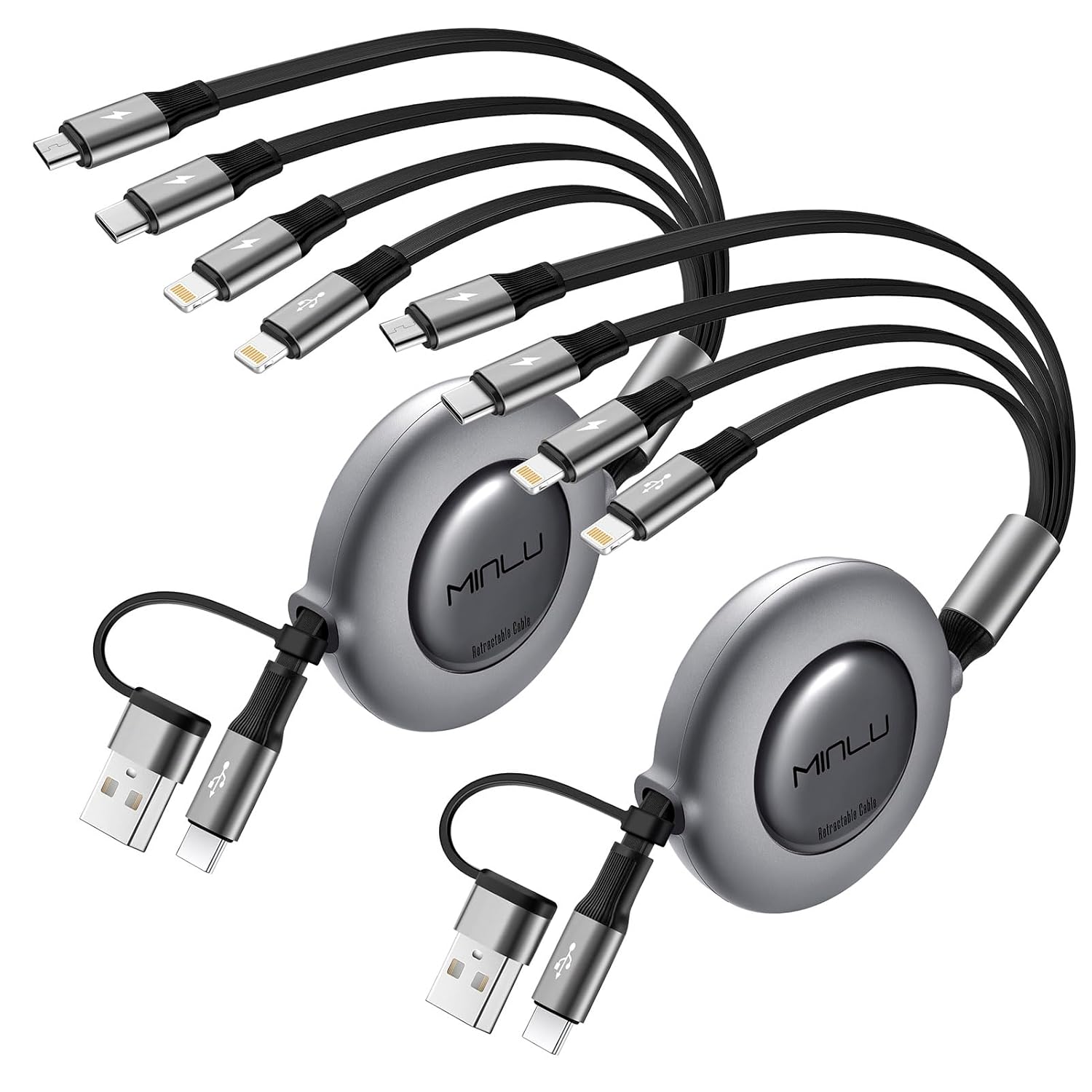 Read more about the article 4 in 2 Retractable Charging Cable