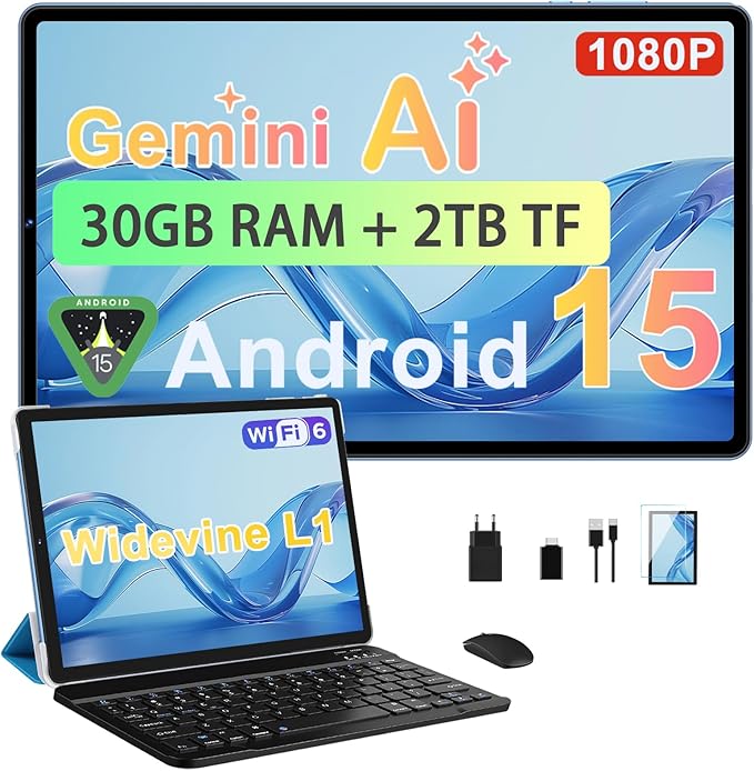 Read more about the article Tablet 10 Inch Android 15.20 GB RAM + 128 GB ROM (TF1 TB)