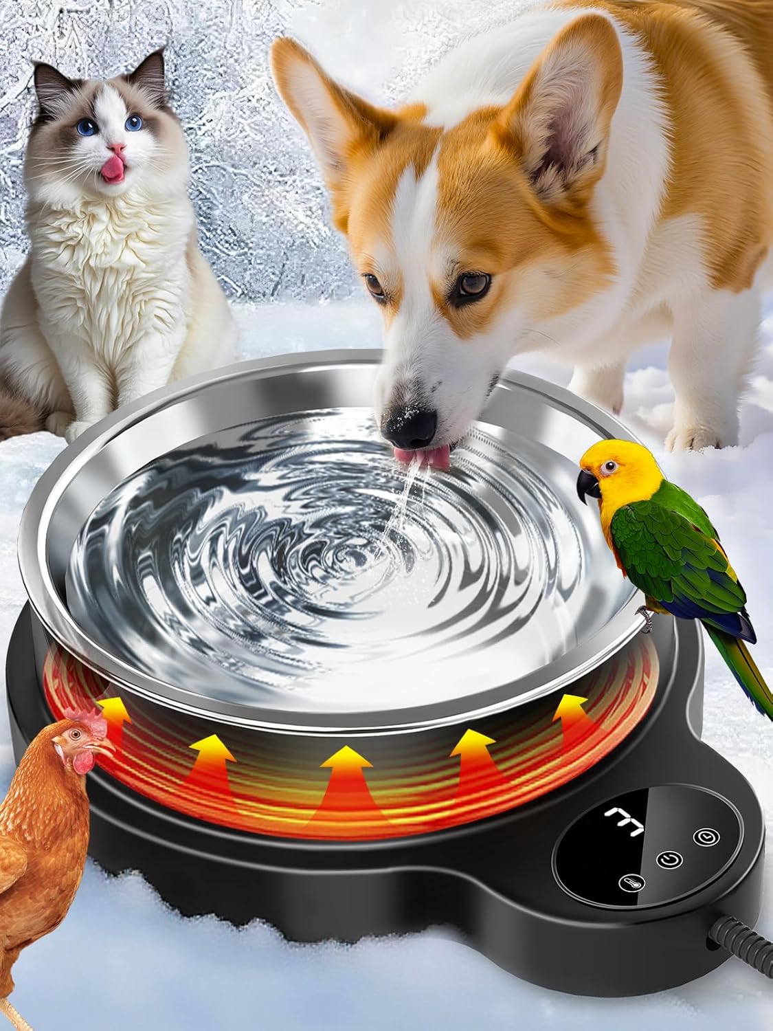 Read more about the article Heated Water Bowl for Outdoor Cats Dogs