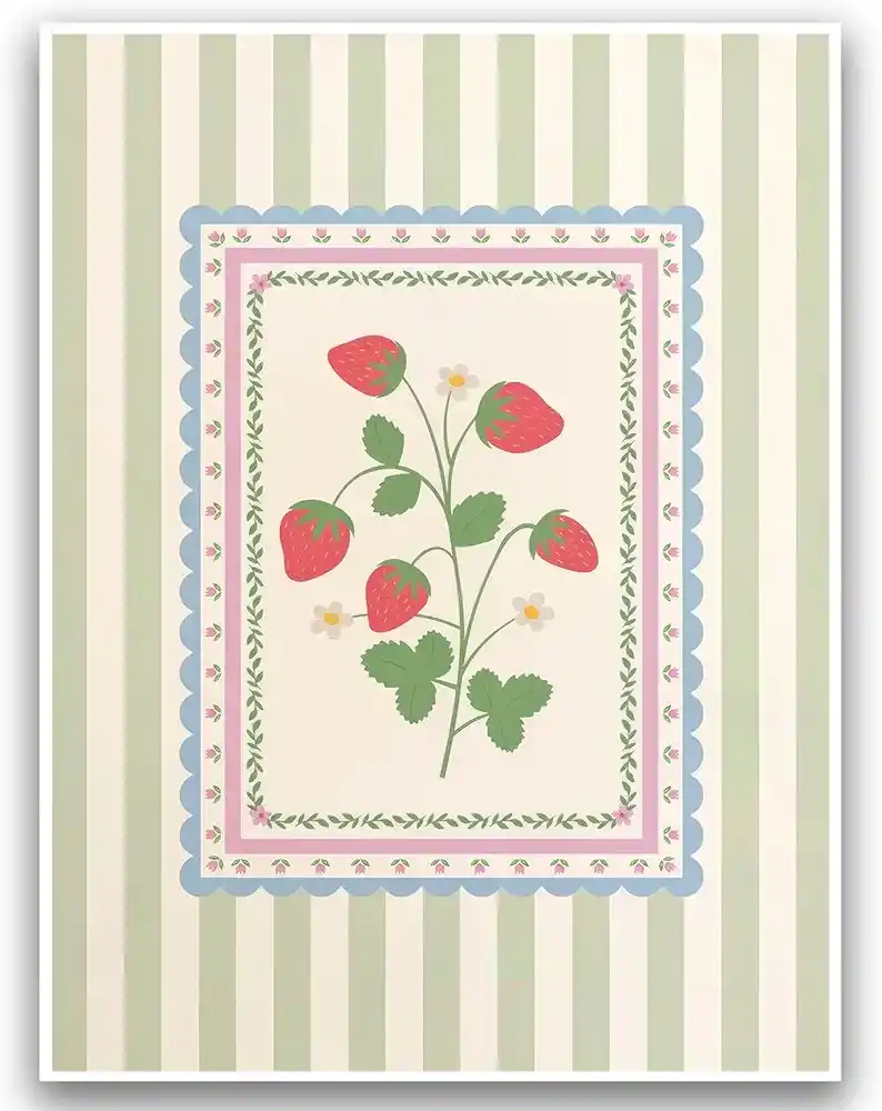 Read more about the article strawberry wall art