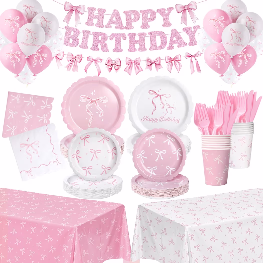 Read more about the article 165 Pcs Pink Bow Birthday