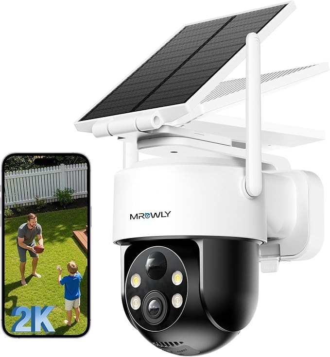 Read more about the article Outdoor Solar Surveillance Camera