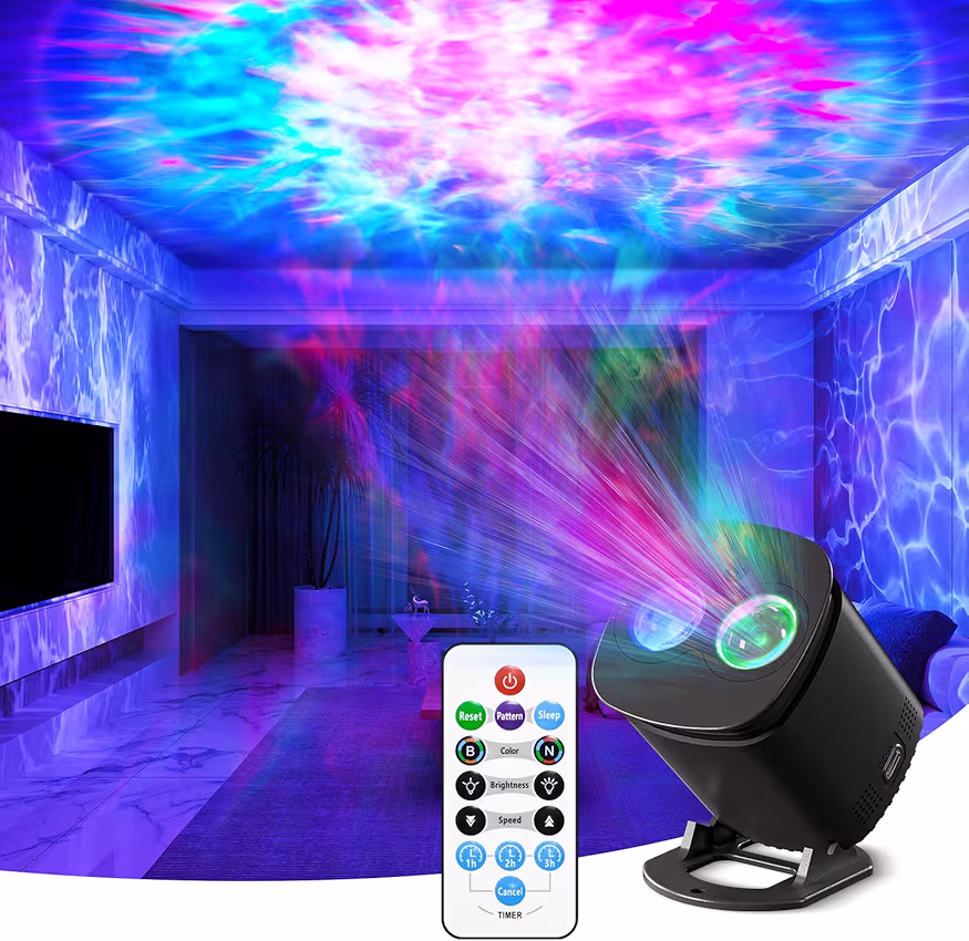 Read more about the article KIBTOY Galaxy Projector Light for Bedroom, Night Light Projector with Sunset Lamp & Remote, LED Star Projectors 49 Color Modes Adjustable Speed & Brightness Party Room Decor Teen Girl Boy Gift (Black)
