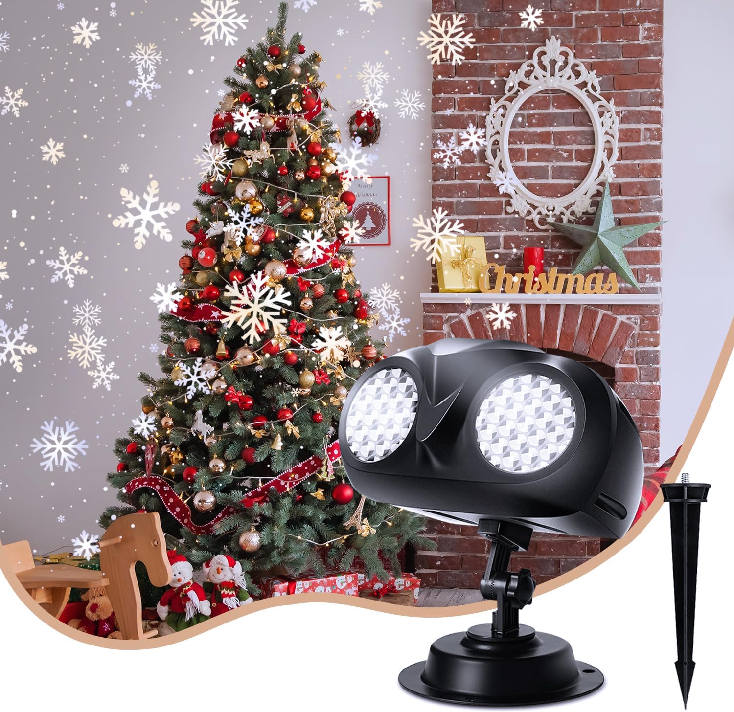 Read more about the article Snowfall Projector Lights