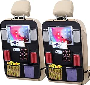 Read more about the article TCJJ Car Backseat Organizer with 10″ Touch Screen Tablet Holder&9 Storage Pockets,Back Seat Organizer for Kids,Car Seat Protector for Road Trips – Cars Storage and Organizers for Kids,2 Pack
