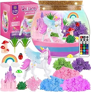 Read more about the article Kevsuvqin Unicorn Gifts for Girls Gifts 4-12 Years, DIY Unicorn Toy with 12 Colours Night Light (3A Batteries) & Remote Control, Unicorn Craft Set Children from 4-12 Years (Castle)