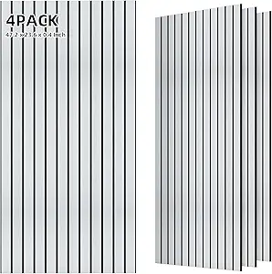Read more about the article TO-TH Wood-Look Acoustic Panel, 4 Pack 47.2” x 23.6” Soundproof Wall