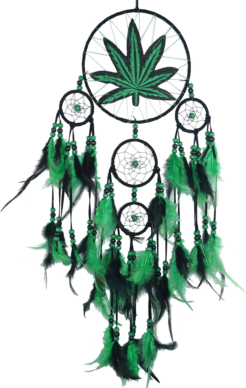 Read more about the article Green Leaf Weed Dream Catcher