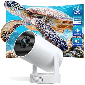 Read more about the article Android 11 Smart Projector, Portable Mini Projector FHD 1080P with 4K Support, 300 ANSI Lumens, HiFi Speaker, WiFi 6 & Bluetooth 5.0, for Bedroom and Home Theater