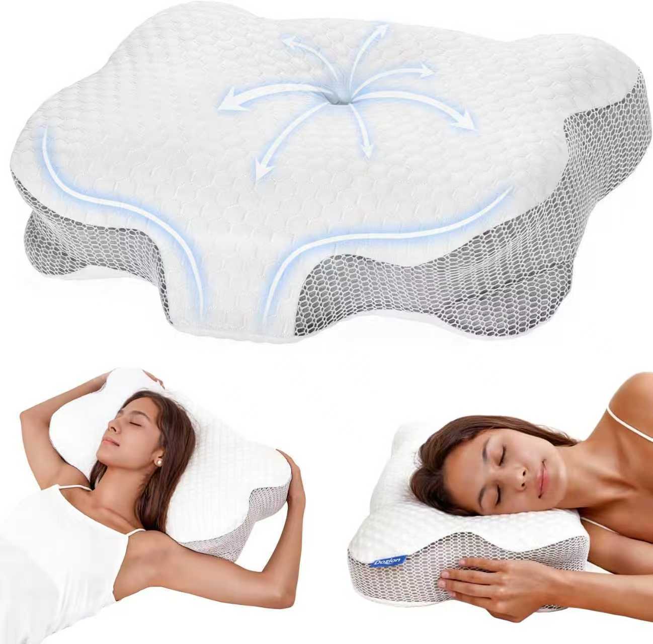 Read more about the article Neck Pillow, Memory Foam Pillow, Ergonomic Pillow, Side Sleeper Pillow, Cervical Pillow Supporting Neck Pillow, Sleep Pillow for Sides, Back and Stomach Sleepers (1 Piece)