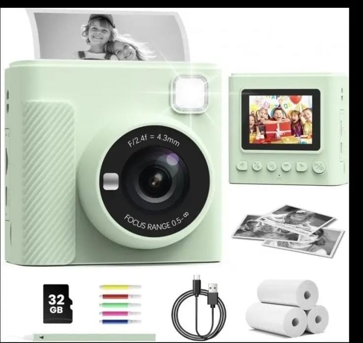 Read more about the article Instant print camera green