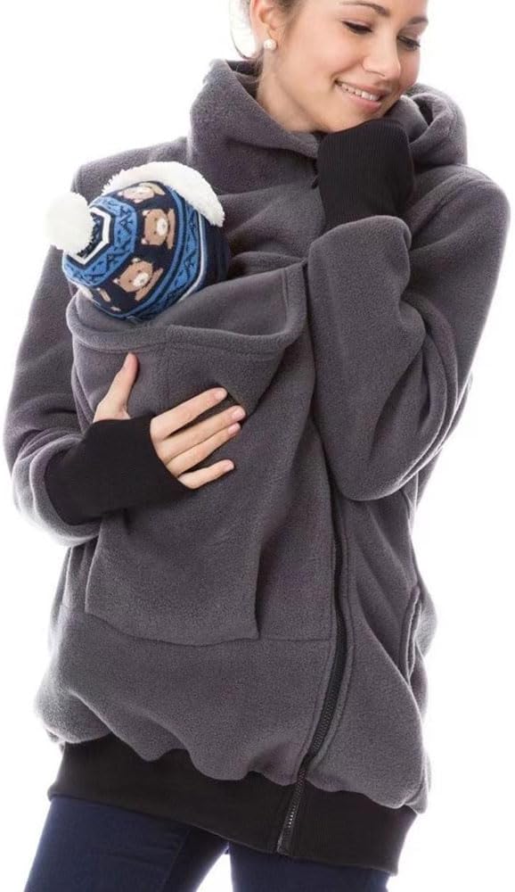 Read more about the article Bocianelli Women Fleece Zip Up Maternity Wearin