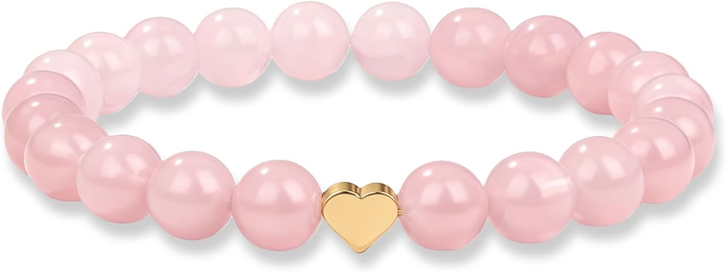Read more about the article Pink Rose Quartz Yoga Bracelet for Women