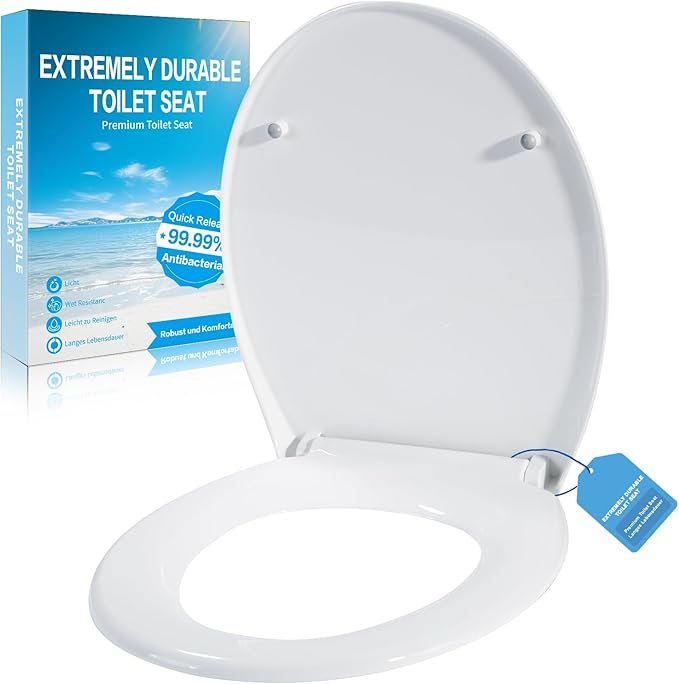 Toilet Lid with Soft-Close Mechanism, Toilet Seat