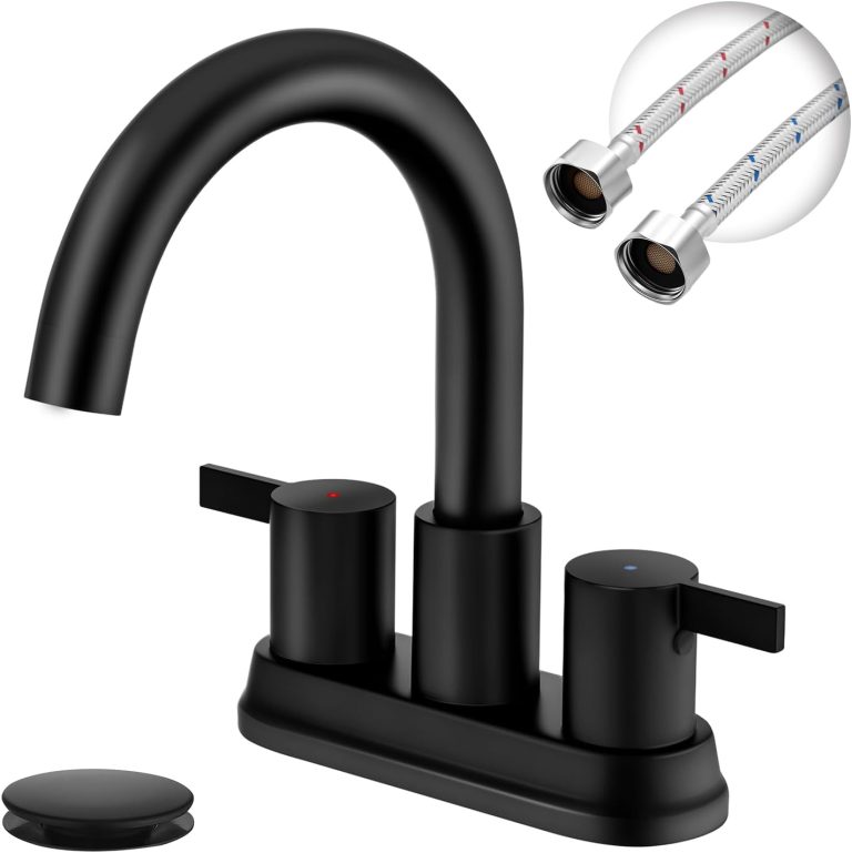 bathroom faucet black