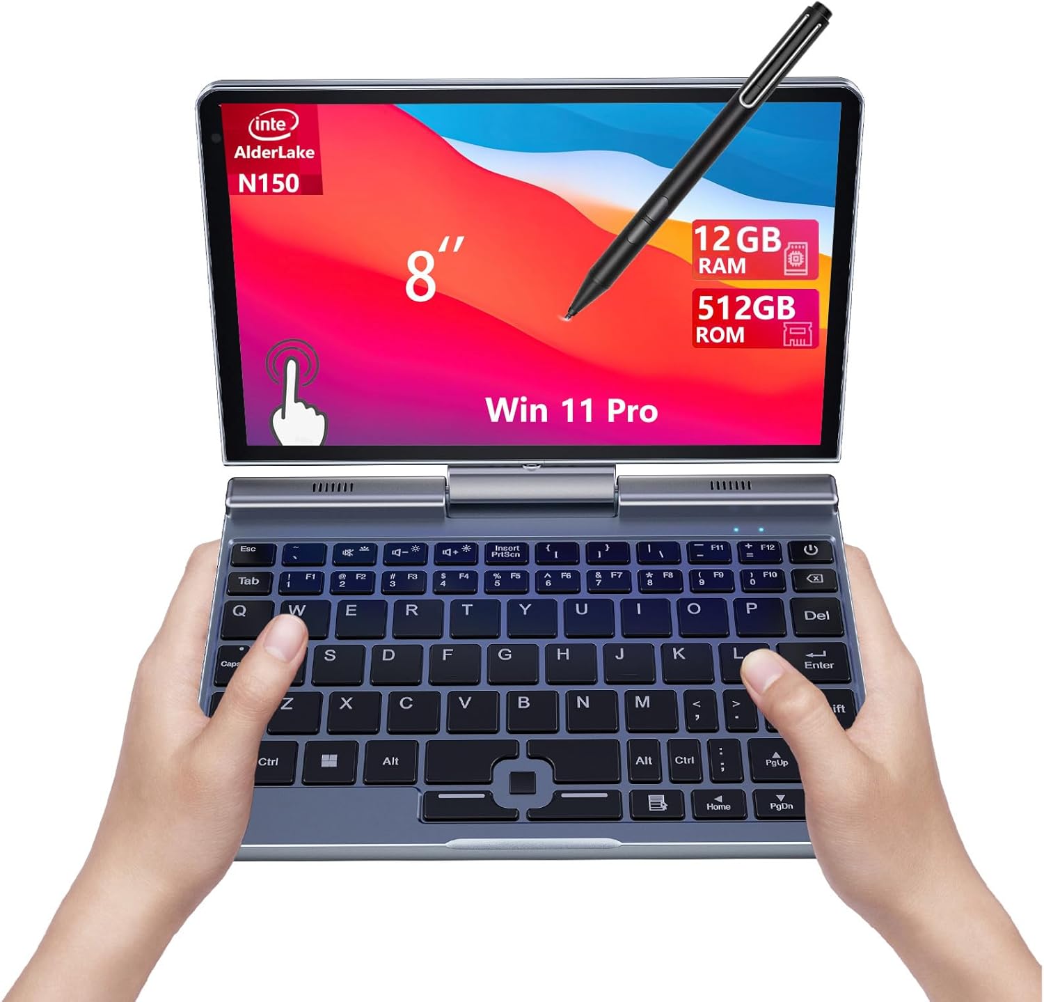 Read more about the article 8 Inch 2-in-1 Mini Laptop