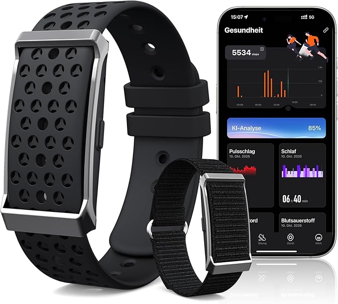 Read more about the article Smart Band Fitness Tracker Smartwatch, 24/7 Activity and Sleep Tracker with AI Analysis