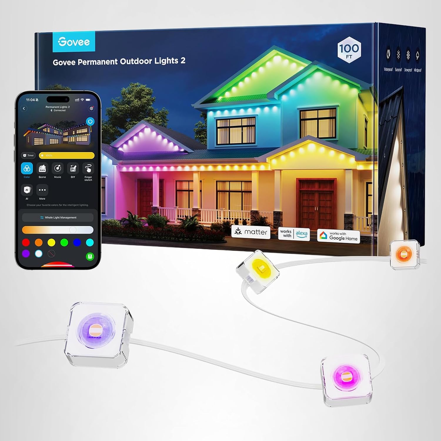 Read more about the article Govee Permanent Outdoor Lights 2