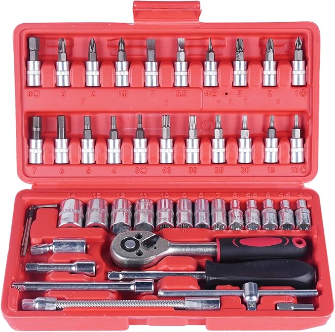 Ratchet Spanner Set, Screwdriver