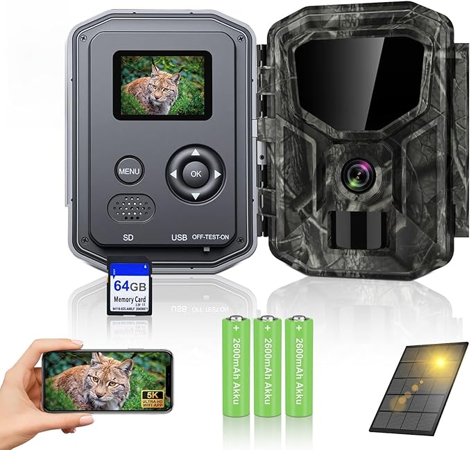 Read more about the article Wildkamera mit Bewegungsmelder Nachtsicht Bluetooth