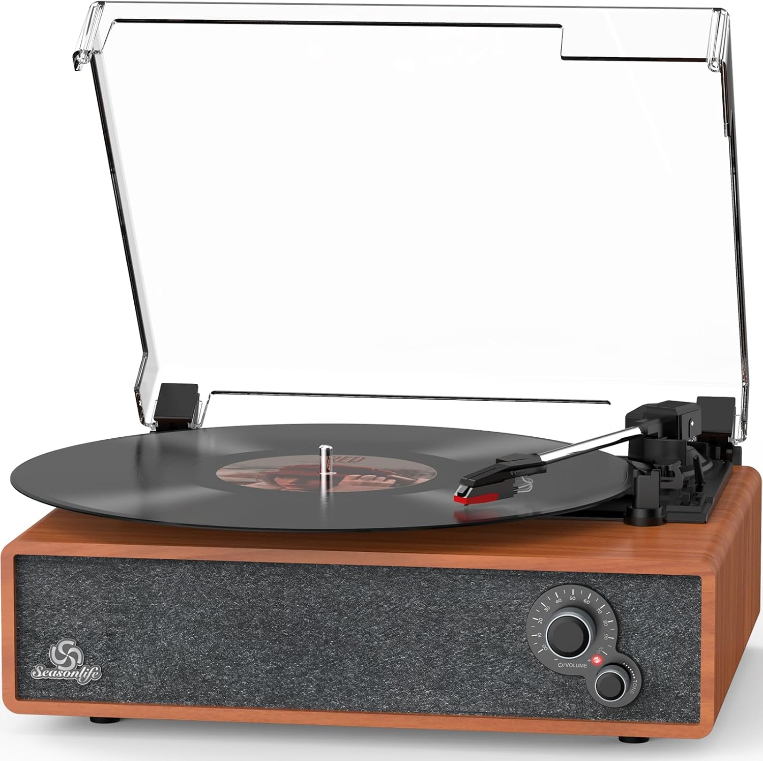 Read more about the article Vinyl Record Player Built-in Stereo Speakers