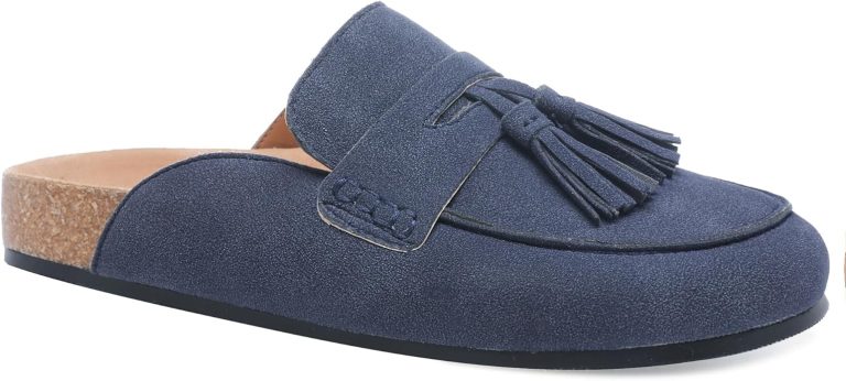 Suede Clogs Mules