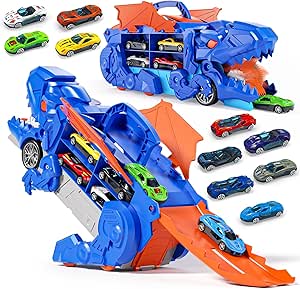Toy Car Dinosaur Toys for 3 4 5 6 Years Old Boys