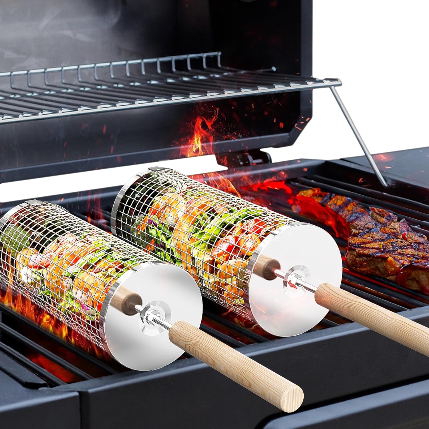 Read more about the article Rolling Grill Basket,