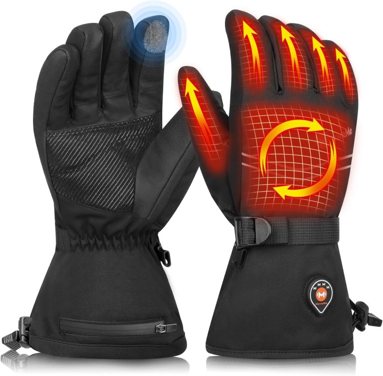 Rechargeable heated gloves