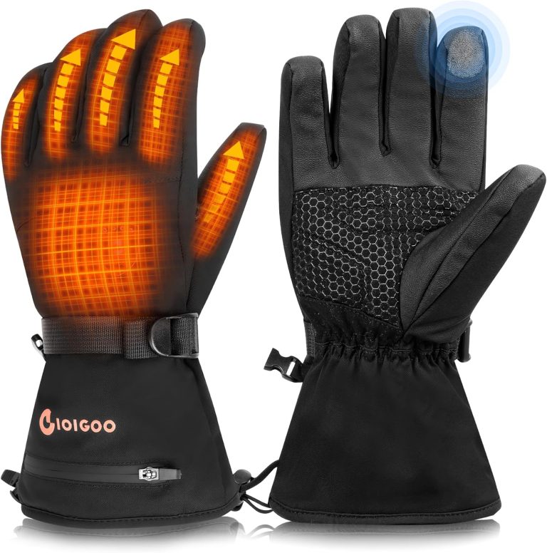 Rechargeable heated gloves