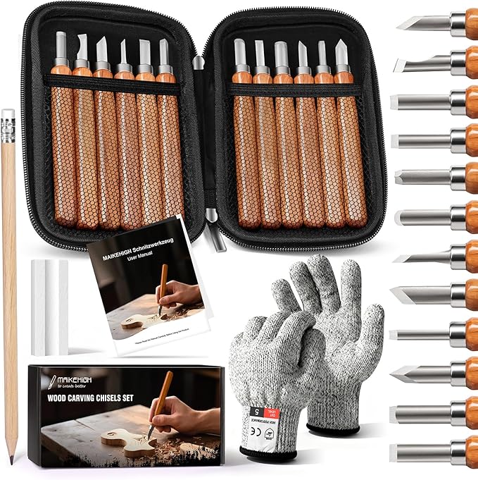 MAIKEHIGH Carving Tool 16 Pieces