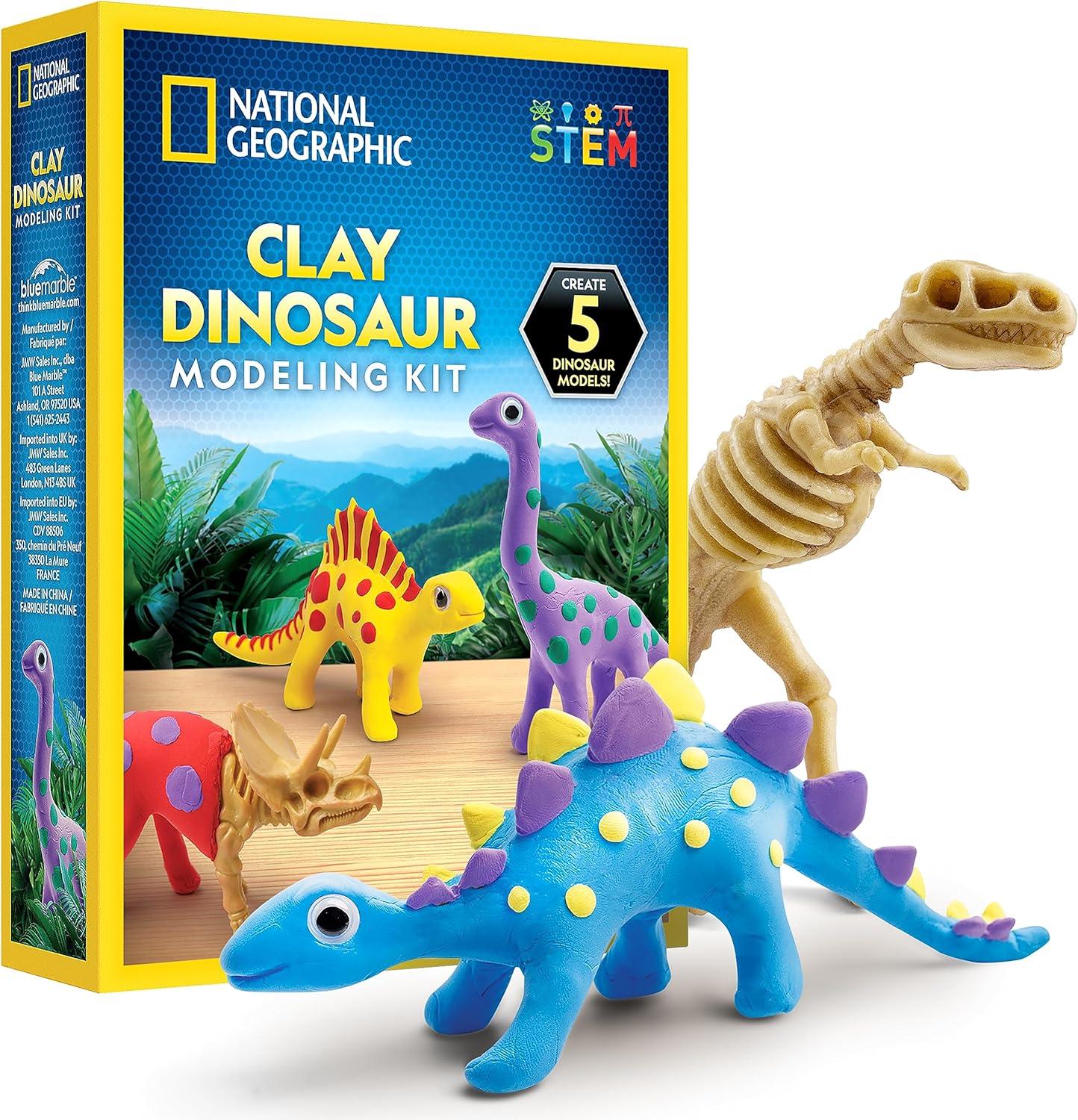 Read more about the article NATIONAL GEOGRAPHIC Clay Dinosaur Arts & Crafts Kit