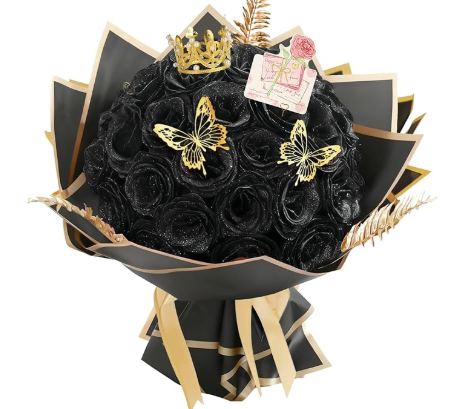 Read more about the article Glitter roses bouquet