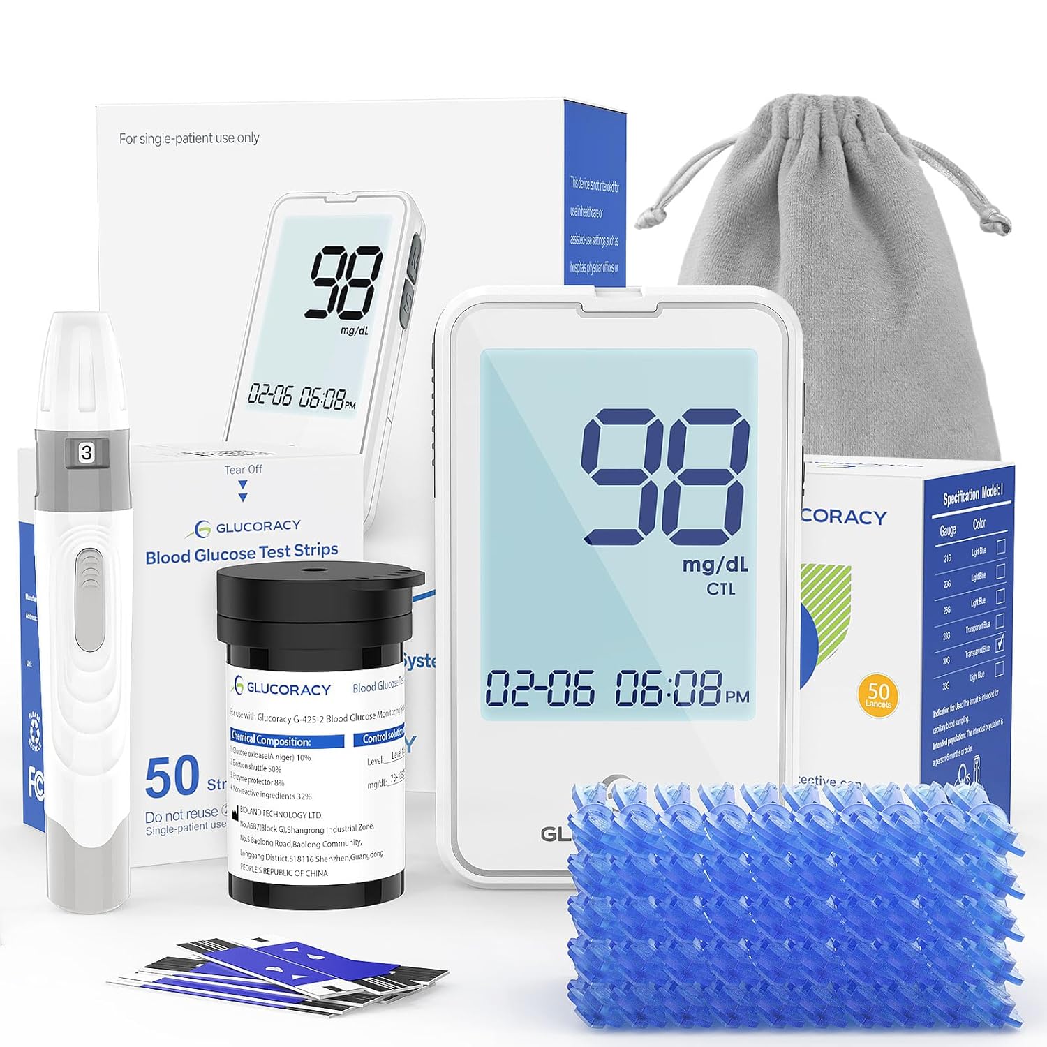 Read more about the article G-425-2 Blood Glucose Monitor Kit