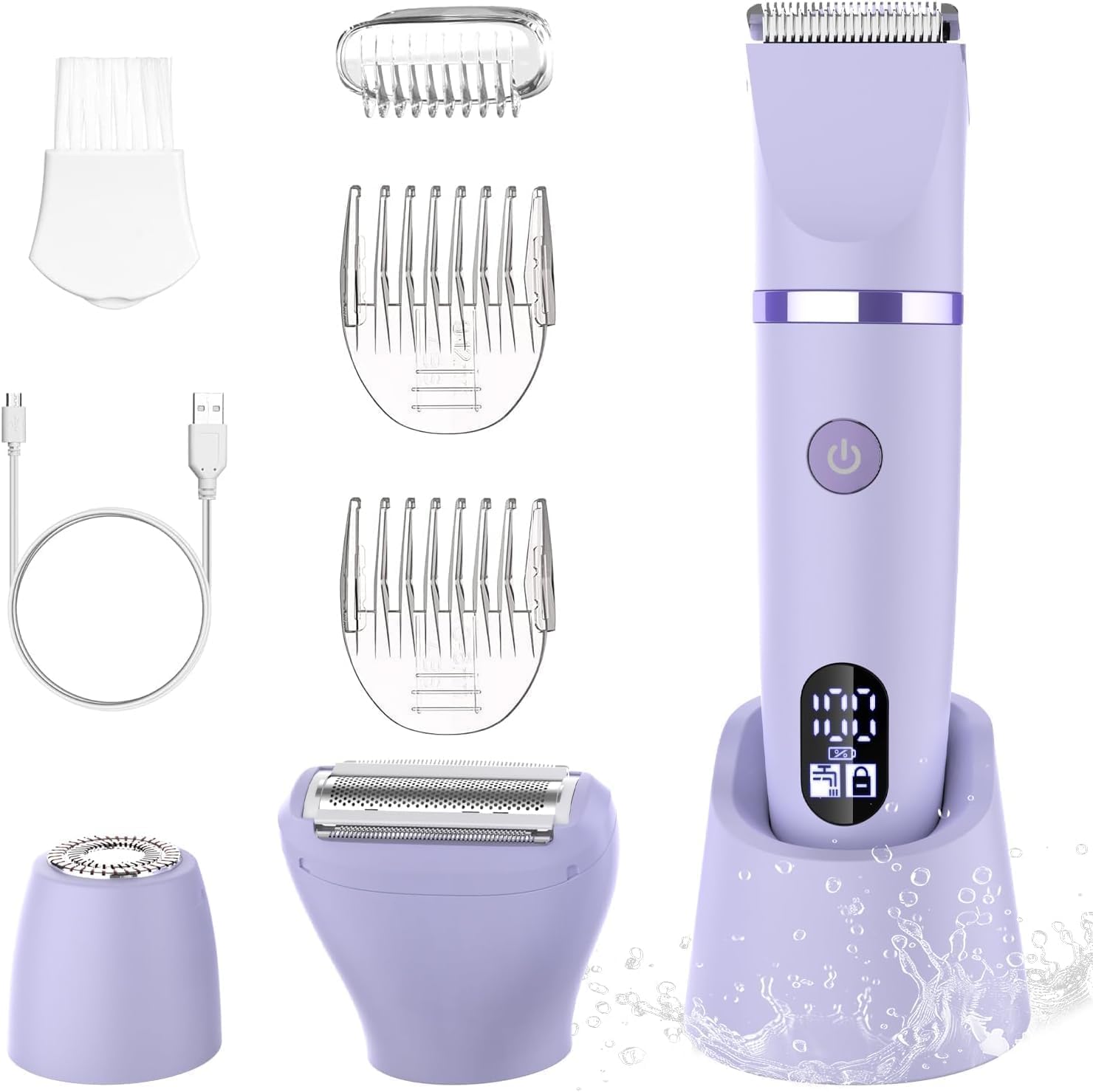 Read more about the article 3-in-1 Electric Razor IPX7 Waterproof Bikini Trimmer