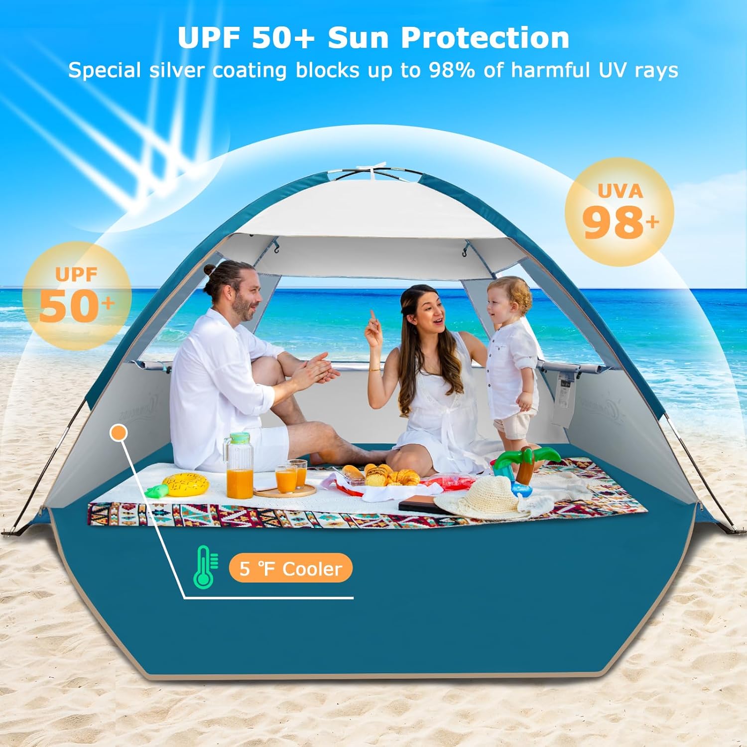 Read more about the article Beach Tent for 3-4 Person,