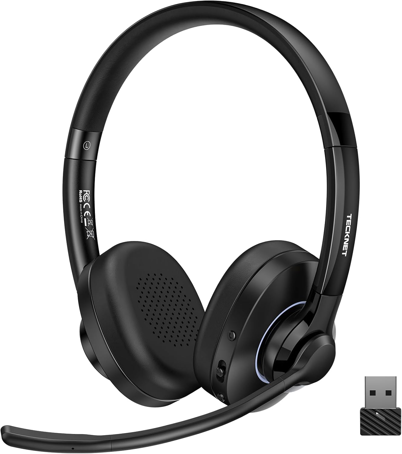 Read more about the article TECKNET Bluetooth Headset Wireless Headset with Microphone