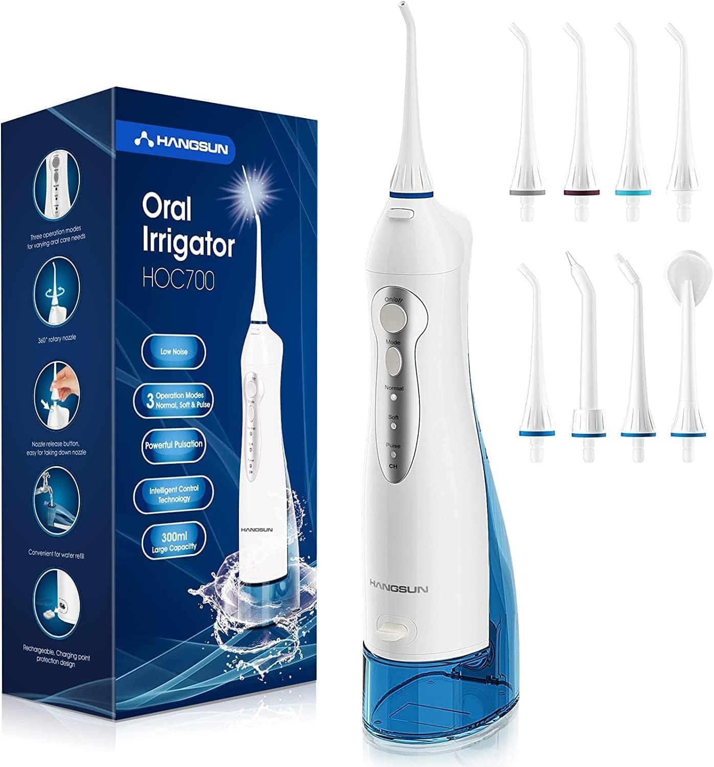 Read more about the article Water Flosser Cordless Oral Irrigator Rechargeable Dental Water